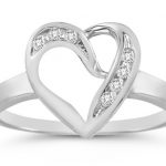 Diamond Heart Rings: Lavish Love