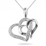 White Gold Diamond Heart Necklaces: Sparkling Elegance on a Chain