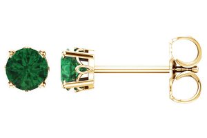 emerald-scroll-stud-earrings-14k-gold