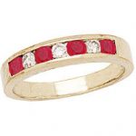 Authentic Ruby Wedding Bands