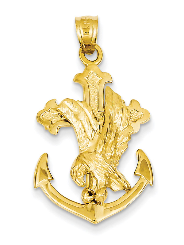 Mariners Anchor Cross Pendants and Necklaces