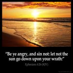 Be Slow to Anger