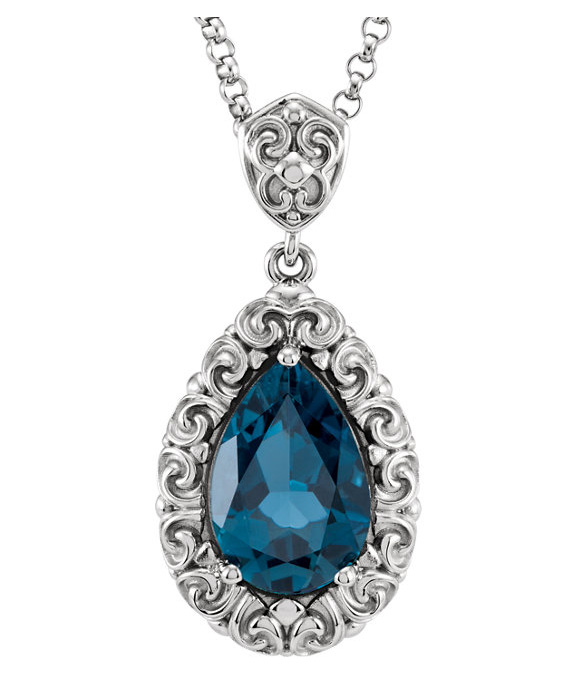 London Blue Topaz Necklaces