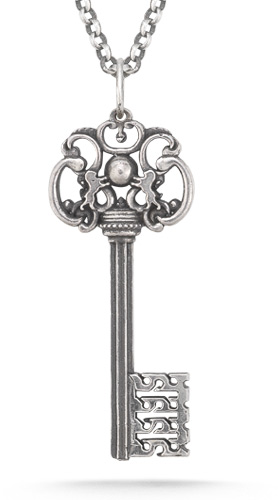 17th Century armory key pendant