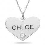 Sterling Silver Personalized Pendant Giveaway from Apples of Gold