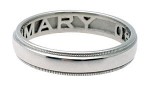 Make It Personal: Name-Engraved Wedding Bands