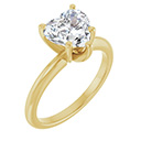 1.75 Carat Lab-Grown Heart Diamond Solitaire Ring in 14K Gold