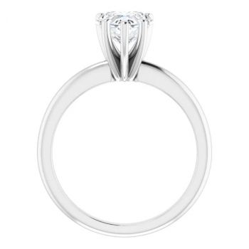 1 Carat Lab-Grown Heart Diamond Solitaire Ring in Platinum 2