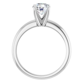 1 Carat Lab-Grown Diamond Solitaire Ring in Platinum 2