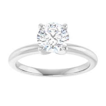 1 Carat Lab-Grown Diamond Solitaire Ring in Platinum 3