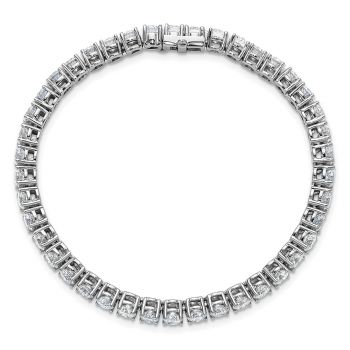 10 Carat Lab-Grown Diamond Tennis Bracelet in 14K White Gold 5