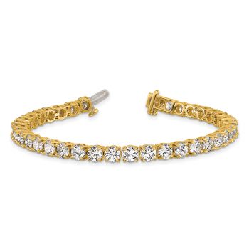 14 Carat Lab-Made Diamond Tennis Bracelet in 14K Gold