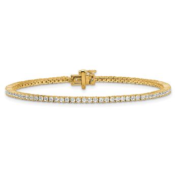 2 Carat Lab-Grown Diamond Tennis Bracelet 14K Gold 2