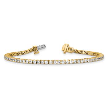 2 Carat Lab-Grown Diamond Tennis Bracelet 14K Gold