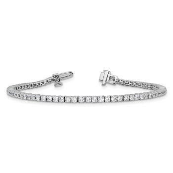 2 Carat Lab-Grown Diamond Tennis Bracelet in 14K White Gold
