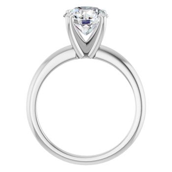 2 Carat Lab Grown Diamond Solitaire Ring in Platinum 2