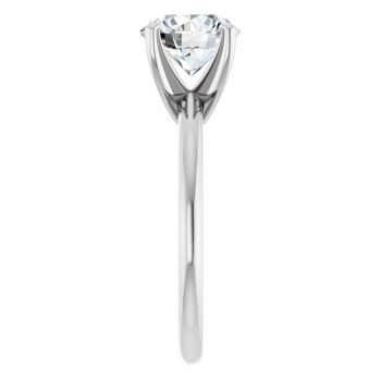 2 Carat Lab Grown Diamond Solitaire Ring in Platinum 4