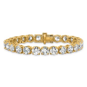 25 Carat 14K Gold Lab-Grown Diamond Tennis Bracelet 2