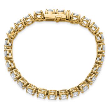 25 Carat 14K Gold Lab-Grown Diamond Tennis Bracelet 5