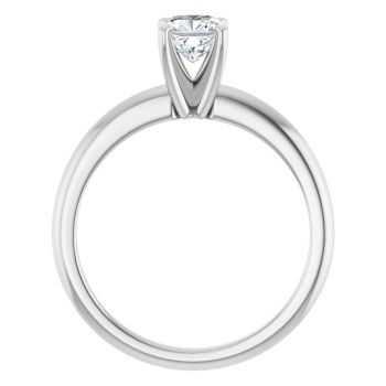3/4 Carat Lab-Grown Cushion-Cut Diamond Solitaire Ring in Platinum 2