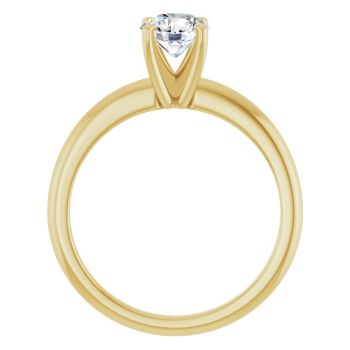 0.75 Carat Lab-Grown Diamond Solitaire Ring in 14K Gold 2