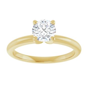 0.75 Carat Lab-Grown Diamond Solitaire Ring in 14K Gold 3