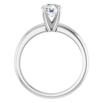 3/4 Carat Lab-Grown Round Diamond Solitaire Ring in Platinum 2
