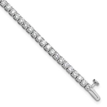 5 Carat Lab-Grown 14K White Gold Diamond Tennis Bracelet 4