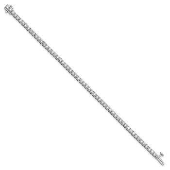 5 Carat Lab-Grown 14K White Gold Diamond Tennis Bracelet 3