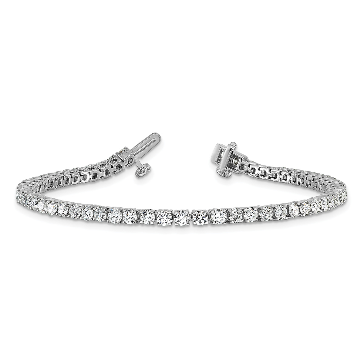 5 Carat Lab-Grown 14K White Gold Diamond Tennis Bracelet