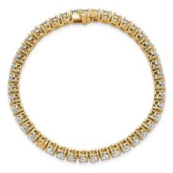 14K Gold 9 Carat Lab Grown Diamond Tennis Bracelet 5