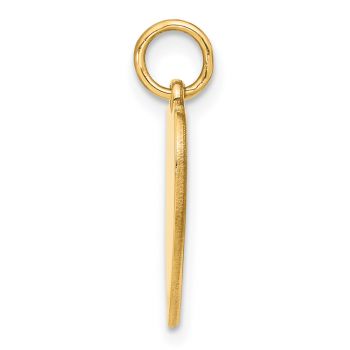 American Flag Heart Pendant, 14K Gold 2