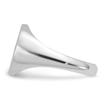 Men's Enameled Monogram Signet Ring, Sterling Silver 3
