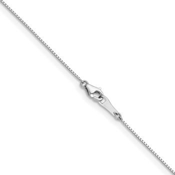 0.7mm Platinum Box Chain Necklace 3