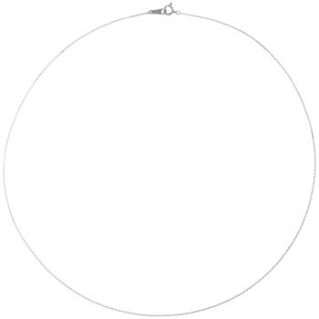 0.7mm Platinum Cable Chain Necklace 3