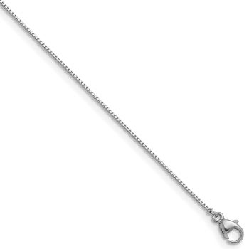 0.8mm Platinum Box Chain