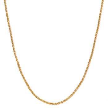 1.75mm 14K Gold Diamond-Cut Rope Chain