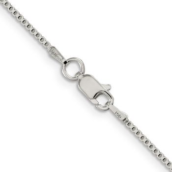 1.25mm Sterling Silver Box Chain 3