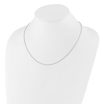 Italian 1.2mm Adjustable Silver Rope Chain Necklace 4