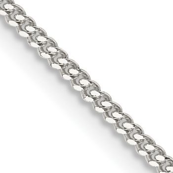1.5mm Sterling Silver Curb Link Chain 2