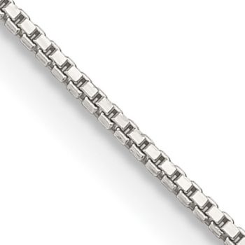 Italian 1mm Sterling Silver Box Chain 2