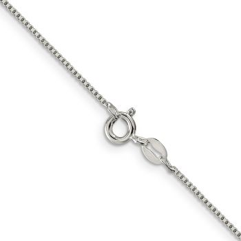 Italian 1mm Sterling Silver Box Chain 3