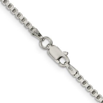 Italian 2mm Sterling Silver Box Chain 3