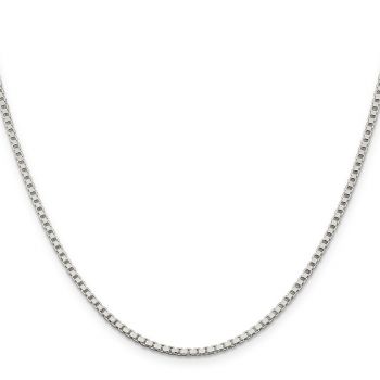 Italian 2mm Sterling Silver Box Chain