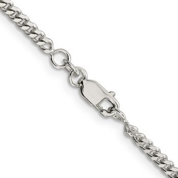 3mm Sterling Silver Curb Link Chain 2