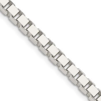 Italian 4.5mm Sterling Silver Box Chain 2
