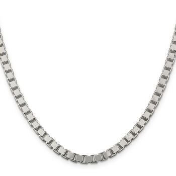 Italian 4.5mm Sterling Silver Box Chain