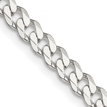 4.5mm Sterling Silver Curb Link Chain 2