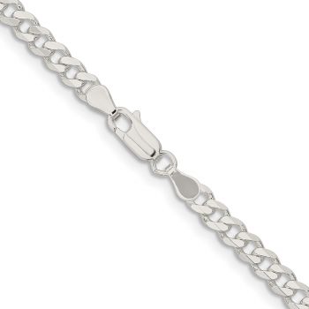 4.5mm Sterling Silver Curb Link Chain 3