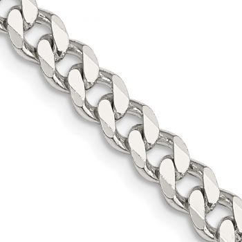 5.75mm Sterling Silver Curb Link Chain 2